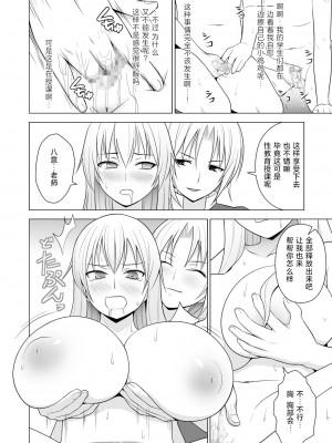 [サークルエデン (ヂイスケ)]&nbsp;&nbsp;牛チチけーね先生「で」性教育 (東方Project) [中国翻譯]_09