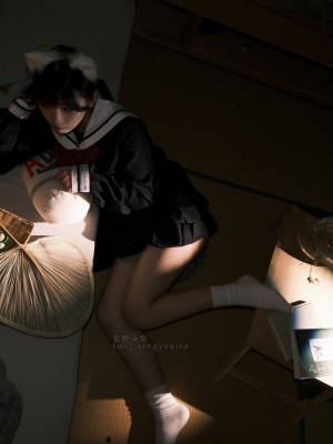 [星野柒兔] 放学后抓鱼的女孩_053