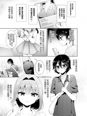 [おしるこ缶 (ぴりりねぎ)] マッチングアプリで出会ったお姉さんがふたなりでした ～女装でご奉仕致します～ [中国翻訳] [DL版]_04