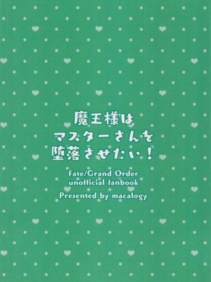 (COMIC1☆20) [macalogy (あましろ澪)] 魔王様はマスターさんを堕落させたい! (Fate／Grand Order) [不咕鸟汉化组]_18
