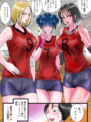 [あまぎゃっぱ (あまねさん)] ハーレムバレー部性処理マネージャー_03