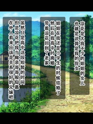 [スタジオ山ロマン (相川たつき)] 田舎の姪と中出し夏休み～二泊三日の帰省中、家で野外でヤリまくり！姪はエッチに興味津々なお年頃！～[甜族星人X茄某人个人汉化]_006