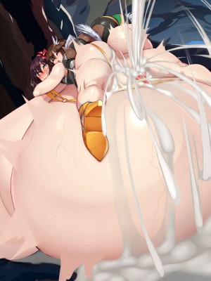 [かわはぎ亭] 対魔忍 不知火&鹿之助 未亡人とショタ 歳の差子作りデートで精液の海 (対魔忍RPGX)_243