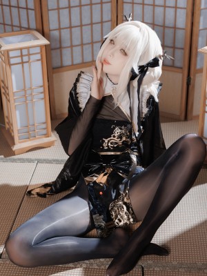 封疆疆v NIKKE 白兔布兰儿 和服_36