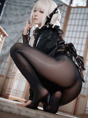 封疆疆v NIKKE 白兔布兰儿 和服_39