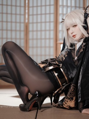 封疆疆v NIKKE 白兔布兰儿 和服_11