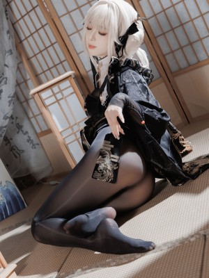 封疆疆v NIKKE 白兔布兰儿 和服_34