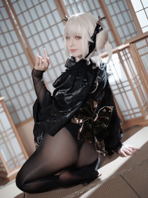 封疆疆v NIKKE 白兔布兰儿 和服_40