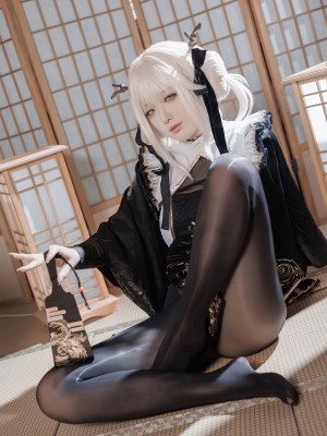 封疆疆v NIKKE 白兔布兰儿 和服_35