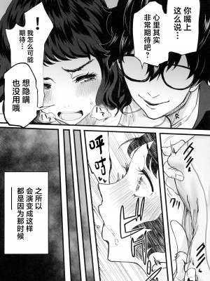 (C103) [黒ハム屋 (黒須)] 担当教師におあずけされたのでちょっかいかけまくる本 (ペルソナ5) [中国翻訳]_04