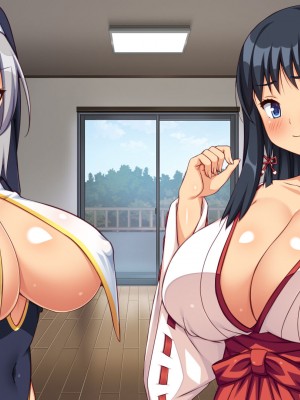 [一億万軒茶屋] 童貞幽霊の俺をエッチで成仏させようとするエロ巫女達！_537