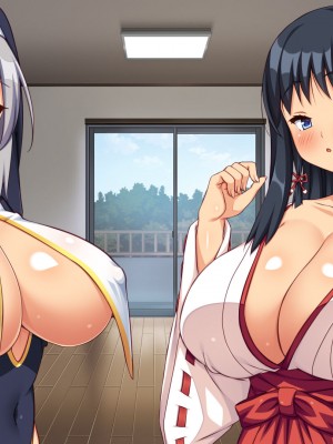 [一億万軒茶屋] 童貞幽霊の俺をエッチで成仏させようとするエロ巫女達！_535