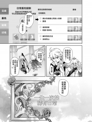 [紅茶屋 (大塚子虎)] 一生に一度のレアデイリー (原神) [黎欧出资汉化] [DL版][無修正]_04