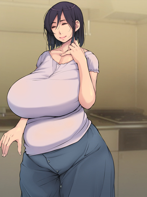 [いちごクレープ大盛組 (横十輔)] 嫁の母孕ませ・お願い代理出産【色っぽい黒髪巨乳義母へ精子届け～ッ】_199