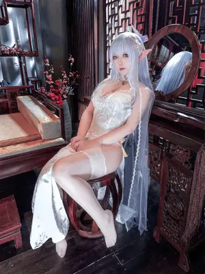 半半子 - 碧蓝航线 阿尔比恩旗袍_46