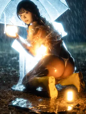 yuuhui玉汇 NO.56 雨夜独舞_047