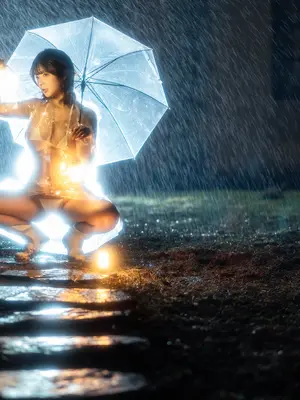 yuuhui玉汇 NO.56 雨夜独舞_037