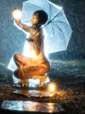 yuuhui玉汇 NO.56 雨夜独舞_035