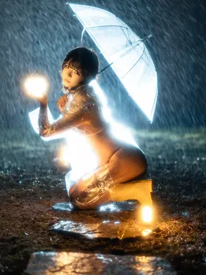 yuuhui玉汇 NO.56 雨夜独舞_044