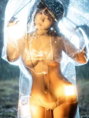 yuuhui玉汇 NO.56 雨夜独舞_014