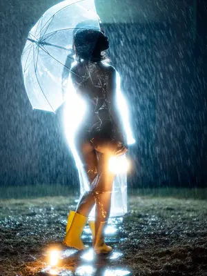 yuuhui玉汇 NO.56 雨夜独舞_025
