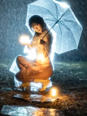 yuuhui玉汇 NO.56 雨夜独舞_034