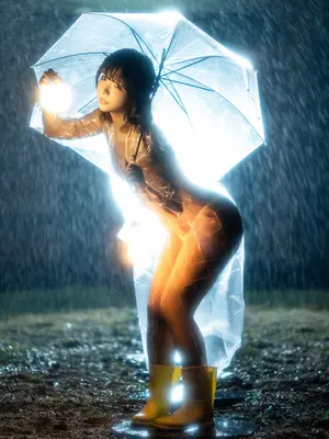 yuuhui玉汇 NO.56 雨夜独舞_015