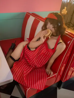 yuuhui玉汇 NO.35 麦当劳的女服务员_087
