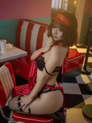yuuhui玉汇 NO.35 麦当劳的女服务员_068