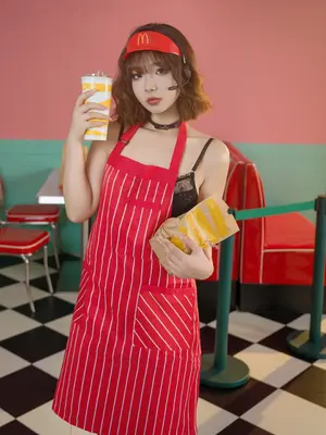 yuuhui玉汇 NO.35 麦当劳的女服务员_006