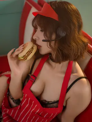 yuuhui玉汇 NO.35 麦当劳的女服务员_089