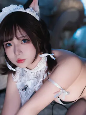 yuuhui玉汇 NO.49 黑猫女仆_116