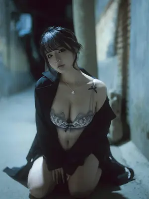yuuhui玉汇 暗巷_062