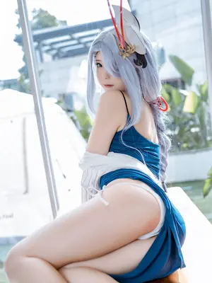 Quan冉有点饿 (拖拉大王) - 原神 申鹤 同人礼服_14