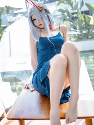 Quan冉有点饿 (拖拉大王) - 原神 申鹤 同人礼服_27