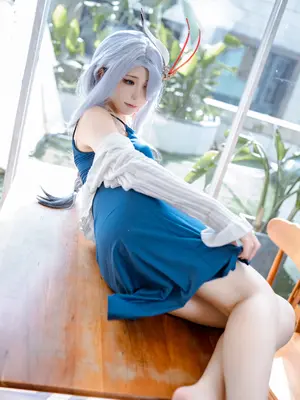 Quan冉有点饿 (拖拉大王) - 原神 申鹤 同人礼服_37
