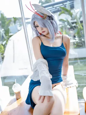 Quan冉有点饿 (拖拉大王) - 原神 申鹤 同人礼服_18