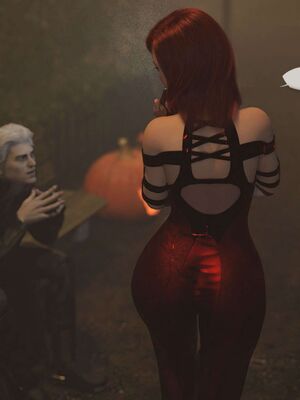 淫妻出轨光头男，被巨根无套插入 “Halloween Story”1~4_013