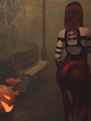 淫妻出轨光头男，被巨根无套插入 “Halloween Story”1~4_015