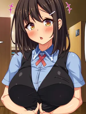 [ミミズサウザンド] 巨乳バイトに囲まれて誘惑されたら不倫してもしょうがないよね ネットカフェ編_009