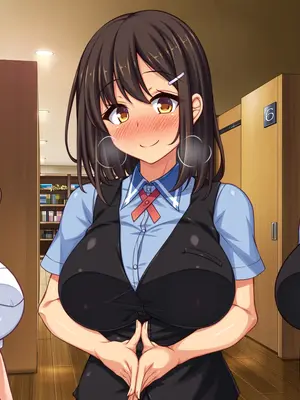 [ミミズサウザンド] 巨乳バイトに囲まれて誘惑されたら不倫してもしょうがないよね ネットカフェ編_589