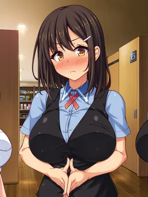 [ミミズサウザンド] 巨乳バイトに囲まれて誘惑されたら不倫してもしょうがないよね ネットカフェ編_588