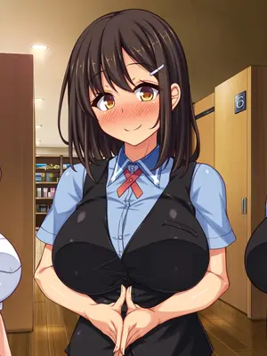 [ミミズサウザンド] 巨乳バイトに囲まれて誘惑されたら不倫してもしょうがないよね ネットカフェ編_585