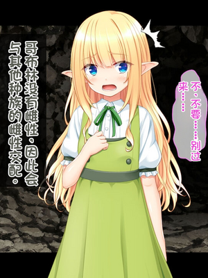 [配菜机翻汉化组][スタジオ山ロマン(cccpo)]ゴブリンの孕み袋～さらわれたエルフの少女の飼育記録～_013__011