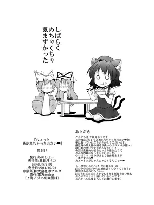 [あめしょー (三日月ネコ)] ちょっと憑かれちゃったみたい (東方Project) [小伍仁仨个人汉化] [DL版]_26