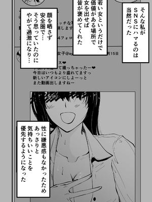 [ハヤアルキ] アコガレの生徒会長が裏アカでエグいハメ撮りを晒しているはずがない！_106