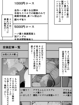 [ハヤアルキ] アコガレの生徒会長が裏アカでエグいハメ撮りを晒しているはずがない！_022