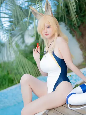 前羽_rr - 碧蓝档案 尾形康娜 竞泳_26