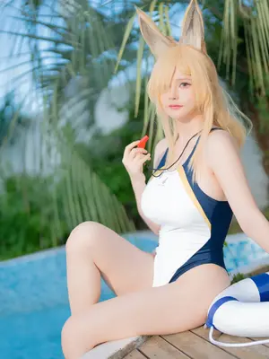 前羽_rr - 碧蓝档案 尾形康娜 竞泳_25