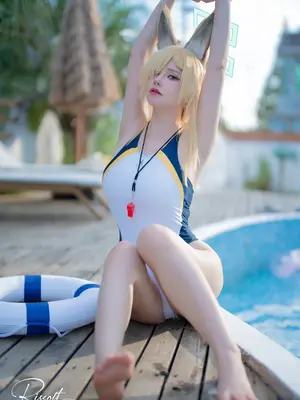 前羽_rr - 碧蓝档案 尾形康娜 竞泳_02